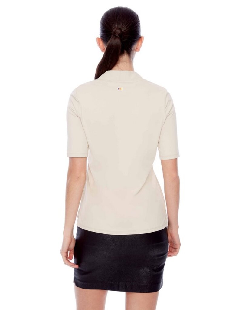 Swing Control Swing Control Short Sleeve V-Neck Velocity Polo Desert