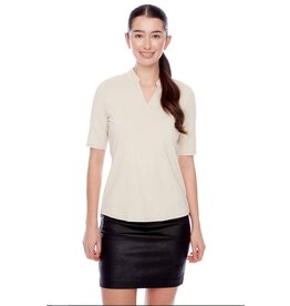 Swing Control Swing Control Short Sleeve V-Neck Velocity Polo Desert