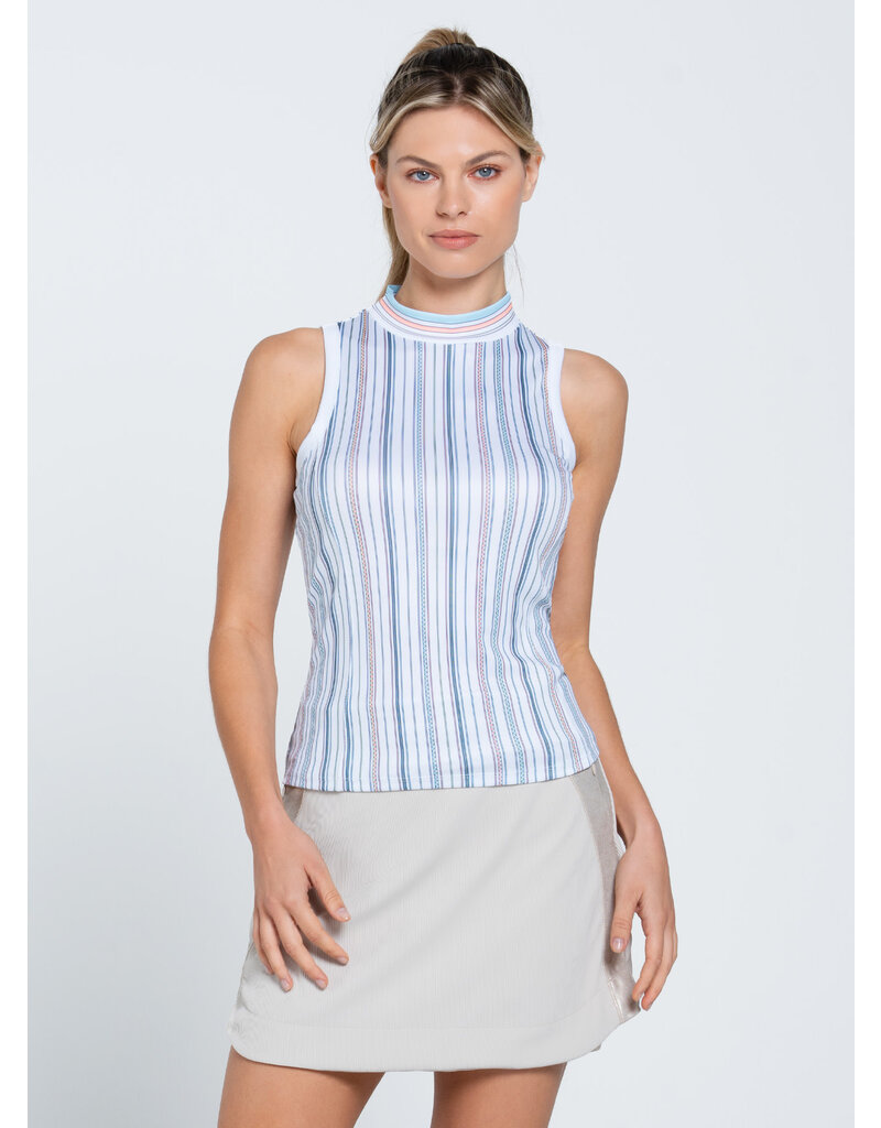 Lucky In Love Lucky in Love Lucky Stripe Tank White