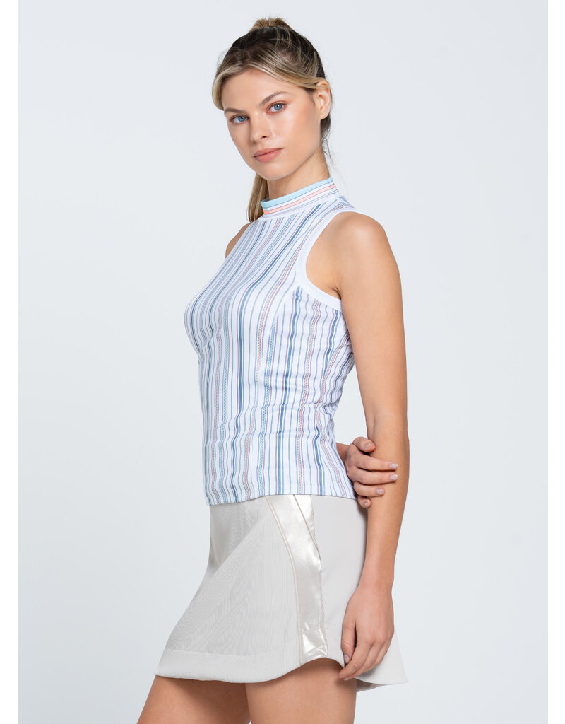 Lucky In Love Lucky in Love Lucky Stripe Tank White