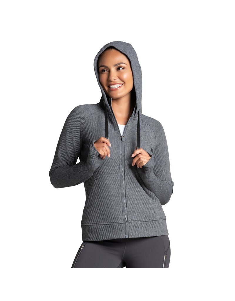 IBKul IBKul Zip Hoody Popcorn Jacket Black Heather