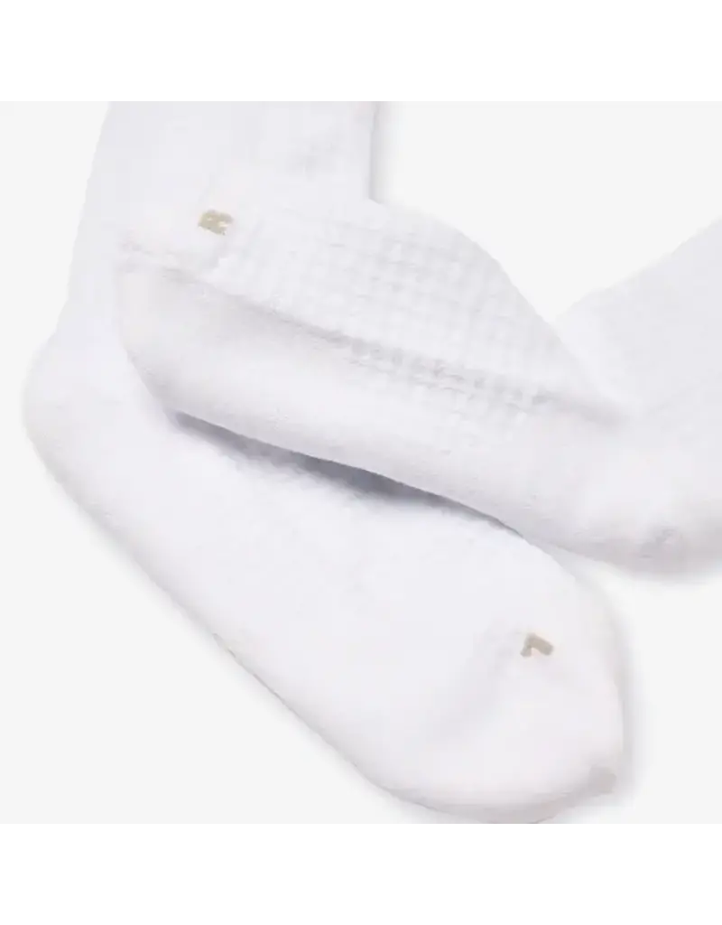 Lusso Cloud Lusso Waffle Cloud Crew Sock 3 Pack White