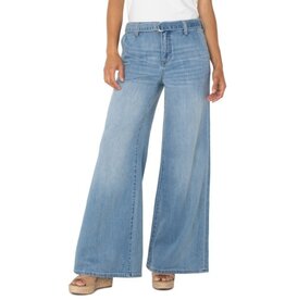 Liverpool Los Angeles Liverpool High Rise Super Stride with belt