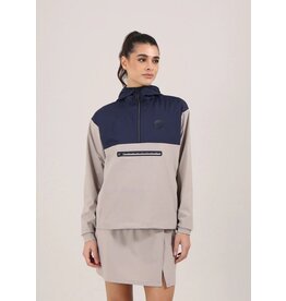 Chervo Renata 1/2 Zip Windbreaker with Hood Timeless Navy
