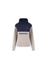 Chervo Renata 1/2 Zip Windbreaker with Hood Timeless Navy