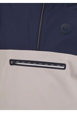 Chervo Renata 1/2 Zip Windbreaker with Hood Timeless Navy