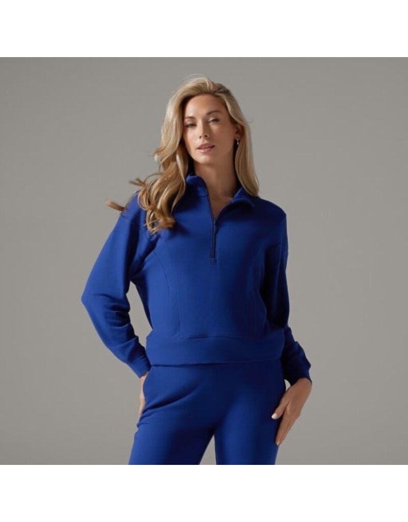 Thirty Three Threads Tavi 3/4 Zip Cozy Fleece Pullover