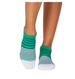 Thirty Three Threads Tavi Grip Savvy Spring Green Stripe Small