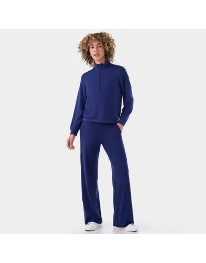 Thirty Three Threads Tavi Brushed Tec Knit Wide Leg Pant