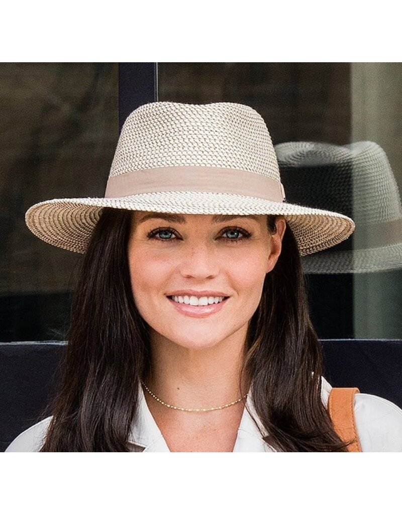 Wallaroo Hat Company Wallaroo Petite Charlie Hat Ivory/Taupe