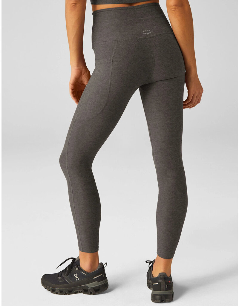 Beyond Yoga Beyond Yoga Spacedye Go Pocket Midi Legging True Gray Heatherr