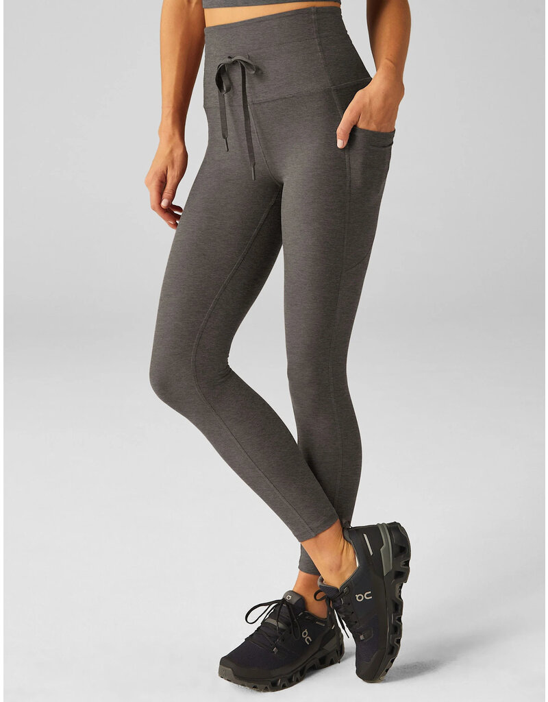 Beyond Yoga Beyond Yoga Spacedye Go Pocket Midi Legging True Gray Heatherr