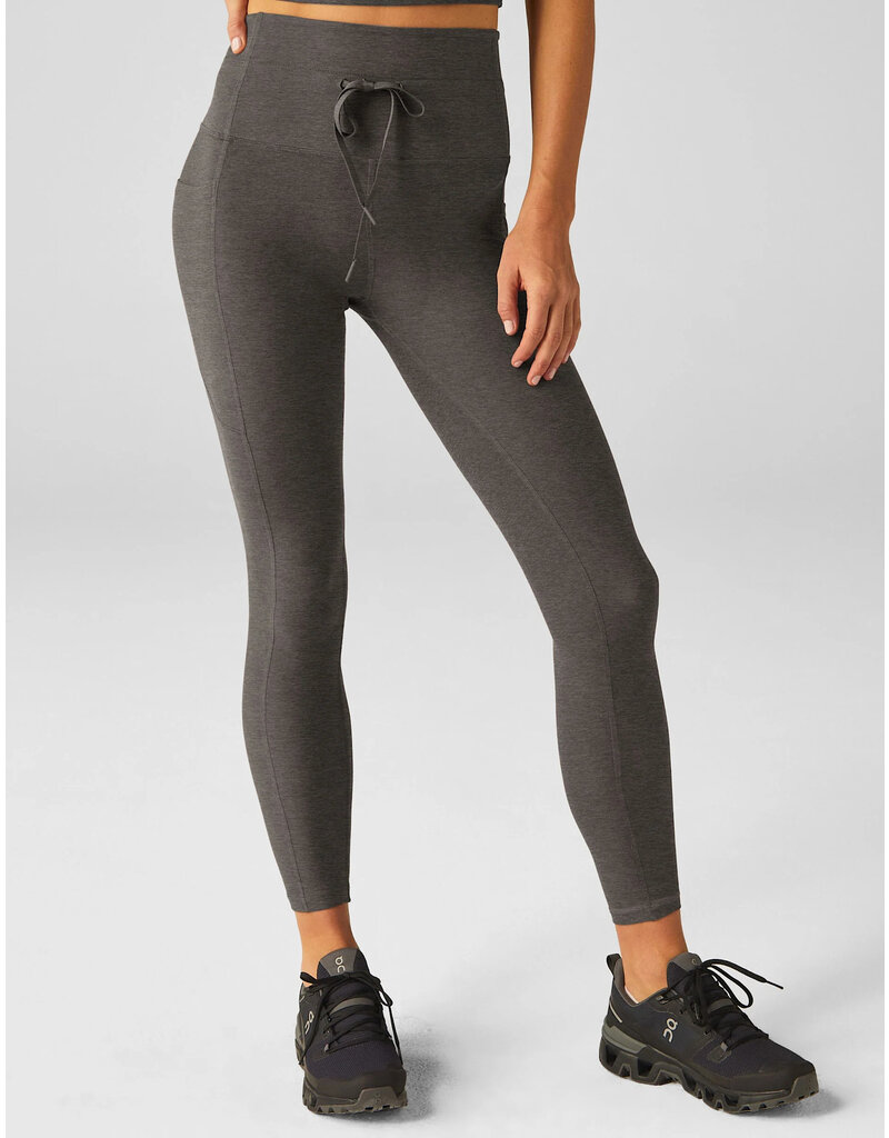 Beyond Yoga Beyond Yoga Spacedye Go Pocket Midi Legging True Gray Heatherr