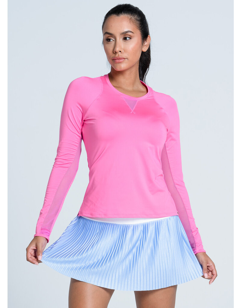 Lucky In Love Lucky In Love Got Blues Pleated Skort 14" Powder