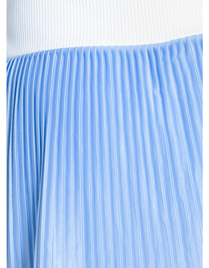 Lucky In Love Lucky In Love Got Blues Pleated Skort 14" Powder