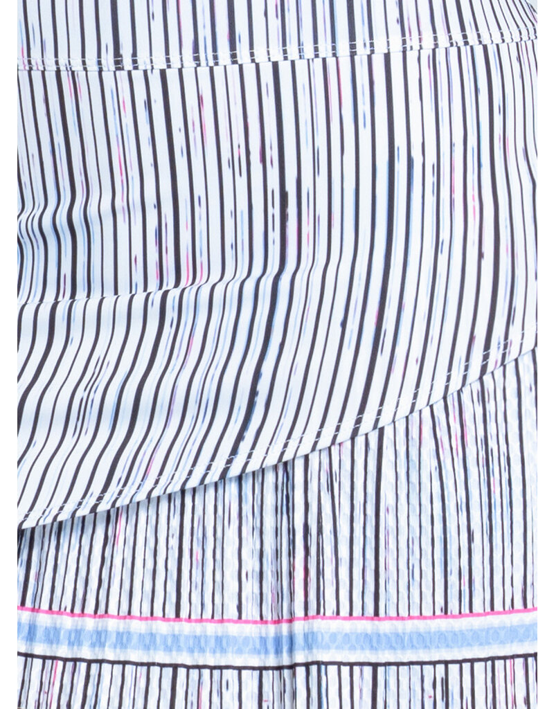 Lucky In Love Lucky In Love Peek A Blue Pleated Skort 14" White