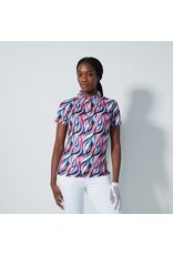 Daily Sports Daily Sports Carira Short Sleeve Polo Illusion Wave