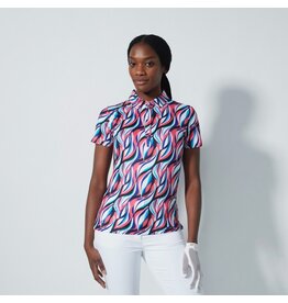 Daily Sports Daily Sports Carira Short Sleeve Polo Illusion Wave