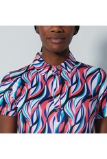 Daily Sports Daily Sports Carira Short Sleeve Polo Illusion Wave
