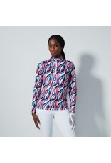Daily Sports Daily Sports Carira Long Sleeve Half Neck Illusion Wave