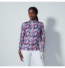 Daily Sports Daily Sports Carira Long Sleeve Half Neck Illusion Wave