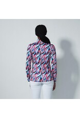 Daily Sports Daily Sports Carira Long Sleeve Half Neck Illusion Wave