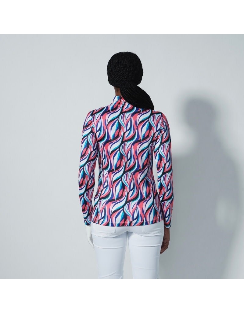 Daily Sports Daily Sports Carira Long Sleeve Half Neck Illusion Wave