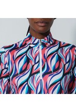 Daily Sports Daily Sports Carira Long Sleeve Half Neck Illusion Wave