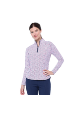 Belyn Key Belyn Key Sadie Mock Long Sleeve Confetti Dot
