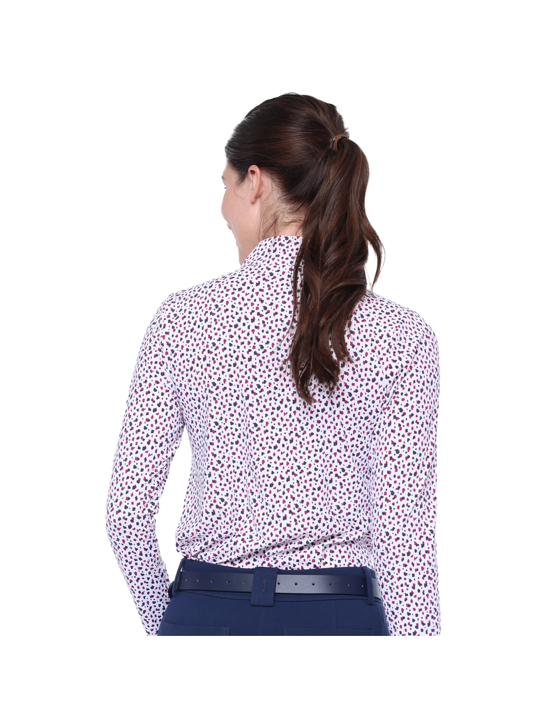 Belyn Key Belyn Key Sadie Mock Long Sleeve Confetti Dot