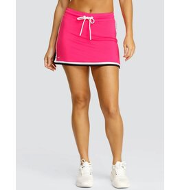 Spin It Spin It Noela A Line Skort with piping Vivid Pink
