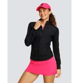 Spin It Spin It Clyde Mock Neck Jacket Onyx