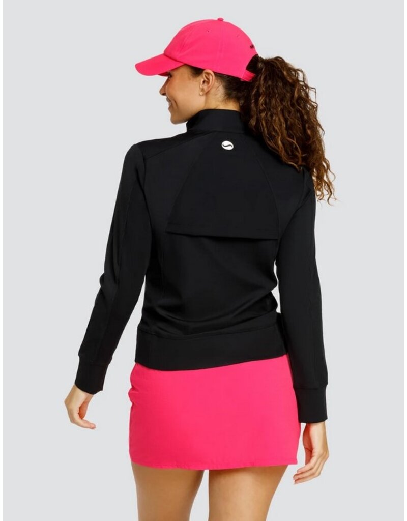 Spin It Spin It Clyde Mock Neck Jacket Onyx