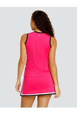Spin It Spin It Madyn Crew Neck Tank Princess Seam Vivid Pink