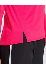 Spin It Spin It Friday Long Sleeve Crew Shift Side Vivid Pink