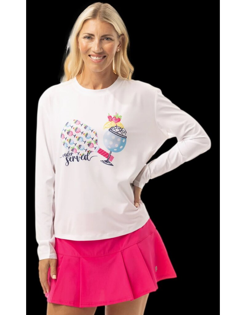 San Soleil San Soleil Underserved Long Sleeve Novelty Tee