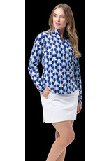 San Soleil San Soleil Solcool Print Mock Long Sleeve Paddywack