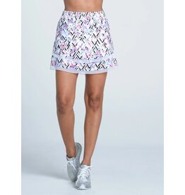 Lucky In Love Lucky in Love Wild Bloom Skort White 15.75"