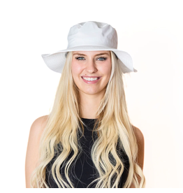 Vimhue Vimhue Sun Goddess Bucket Hat White
