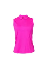 Jofit Jofit Sleeveless Polo Florescent Pink
