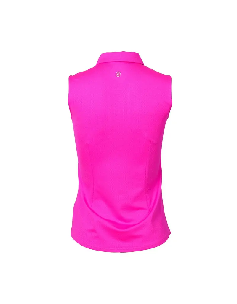 Jofit Jofit Sleeveless Polo Florescent Pink