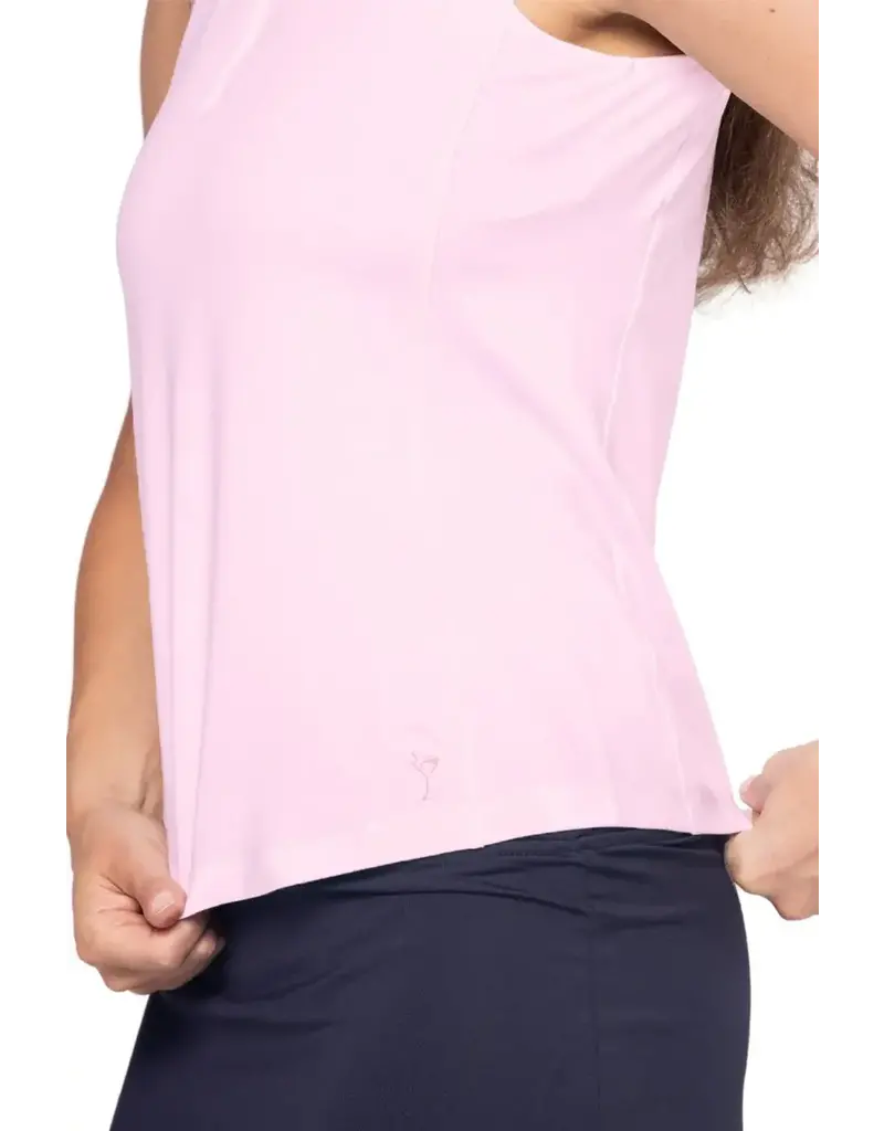 Golftini Golftini Sleeveless Zip Stretch Rose Pink