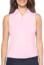Golftini Golftini Sleeveless Zip Stretch Rose Pink
