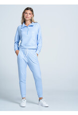 Lucky In Love Lucky in Love Renew Heather Zip Long Sleeve Powder