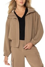 Liverpool Los Angeles Liverpool Zip Up Dolman Jacket Palo Santo L