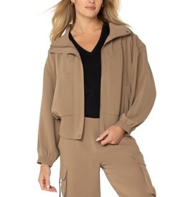 Liverpool Los Angeles Liverpool Zip Up Dolman Jacket Palo Santo L