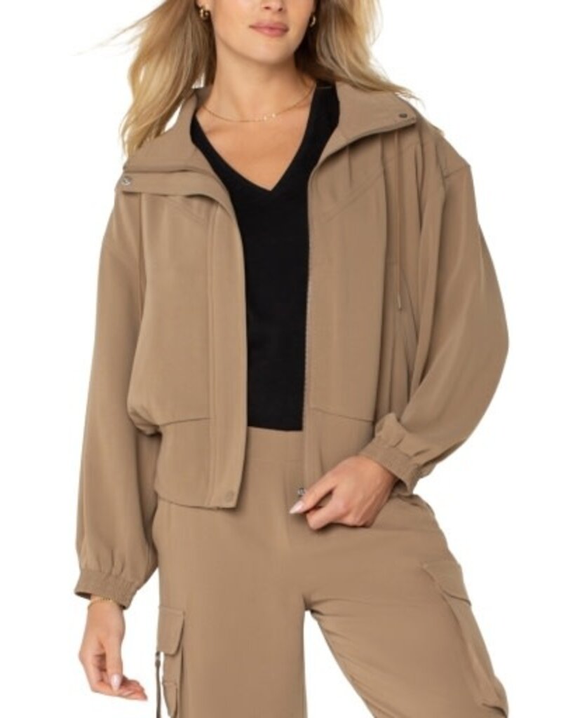 Liverpool Los Angeles Liverpool Zip Up Dolman Jacket Palo Santo L