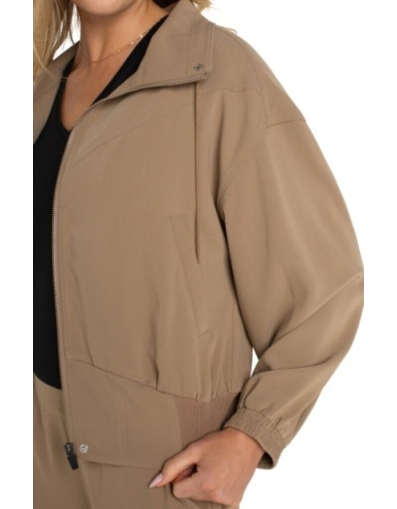 Liverpool Los Angeles Liverpool Zip Up Dolman Jacket Palo Santo L