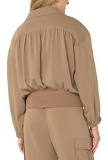 Liverpool Los Angeles Liverpool Zip Up Dolman Jacket Palo Santo L