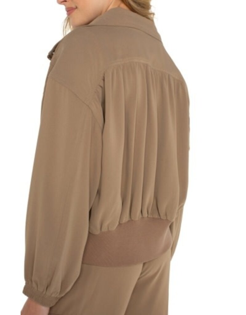 Liverpool Los Angeles Liverpool Zip Up Dolman Jacket Palo Santo L